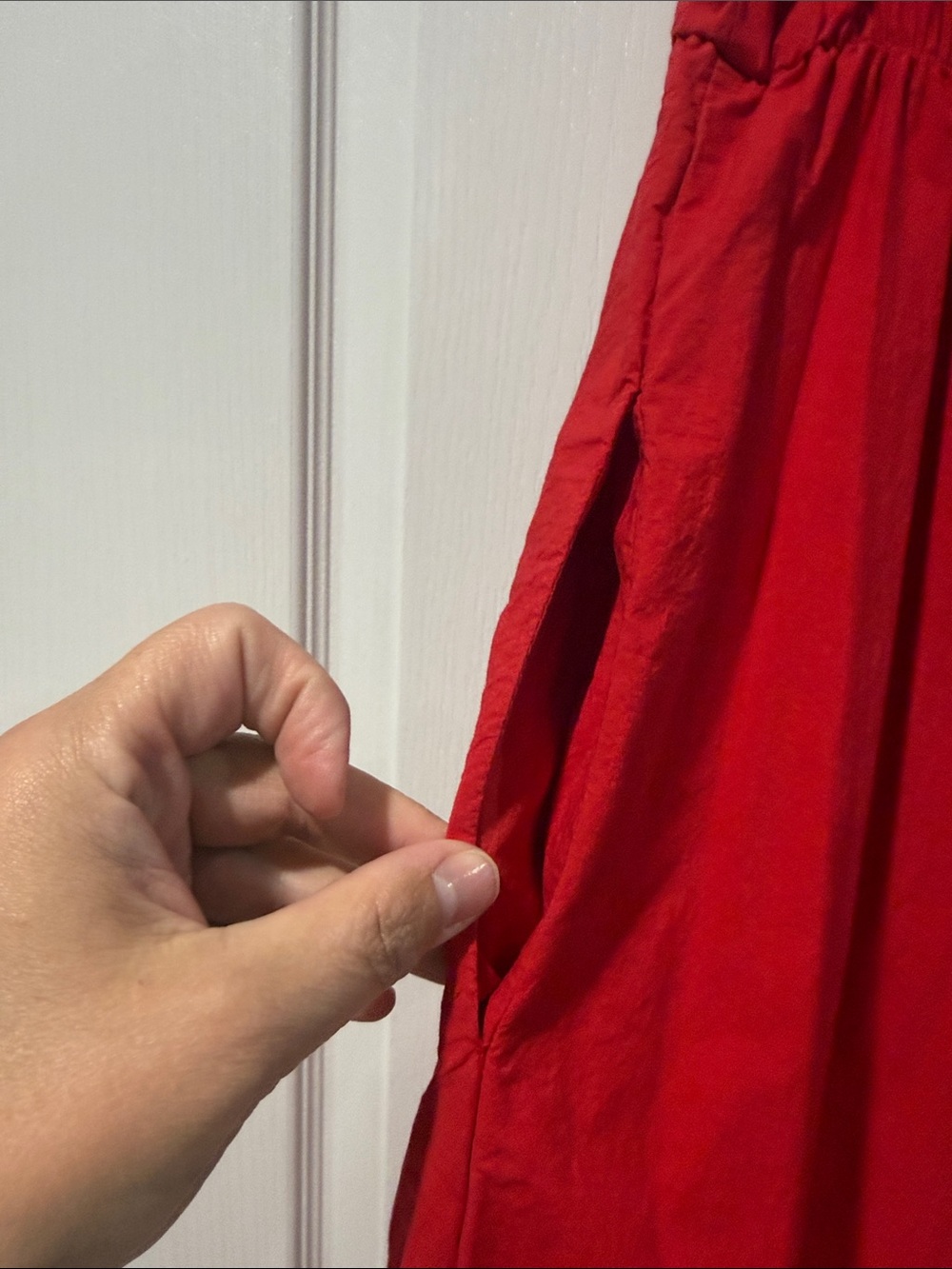 Universal Thread Red Ruffle Strap Dress - Picture 5 of 5